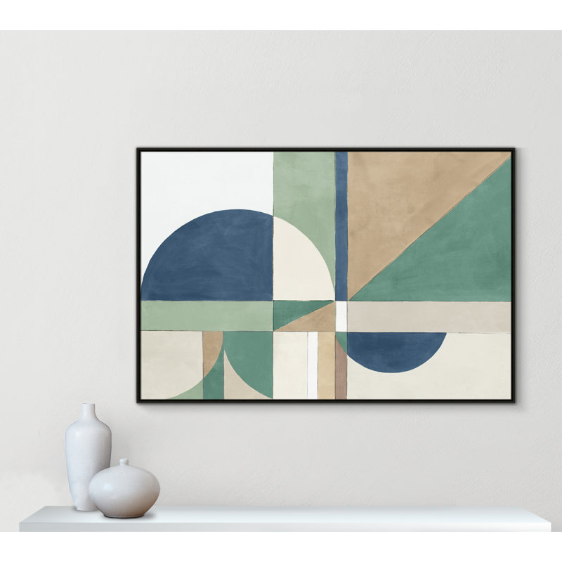 Floater Frame Canvas, 41.5" H x 61.5" W x 2" D, Espresso Framed