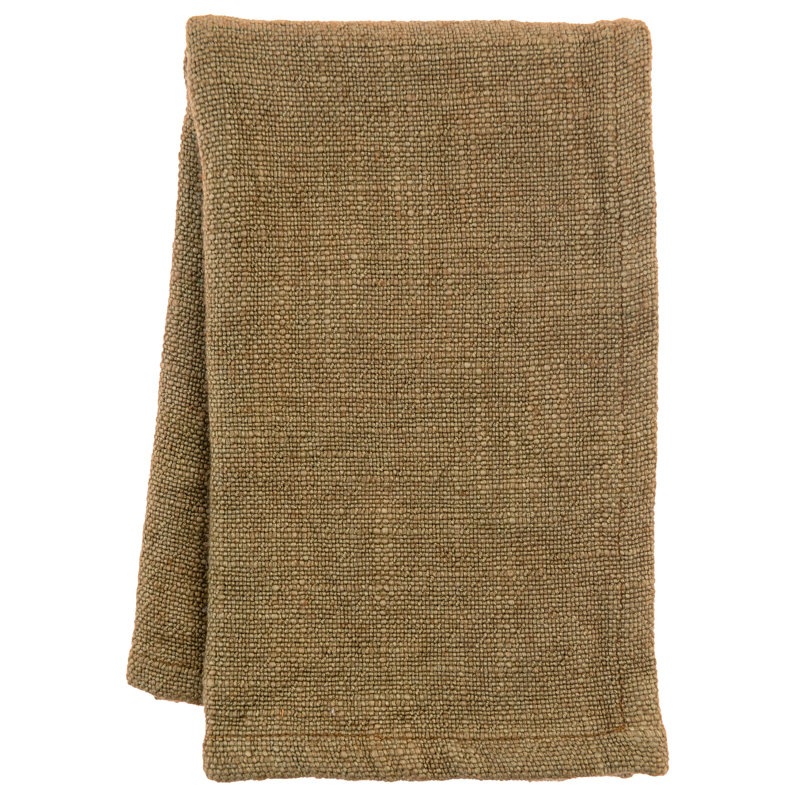 Solid Dinner Napkin Set, Brown