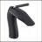 Matte Black Single Handle Lavatory Basin Sink Faucet-119318223