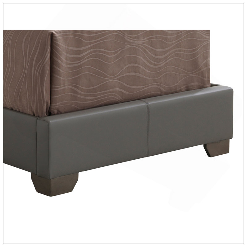 Lit décontracté gris clair pour la détente, alliant confort, durabilité et style polyvalent pour les espaces modernes et classiques.