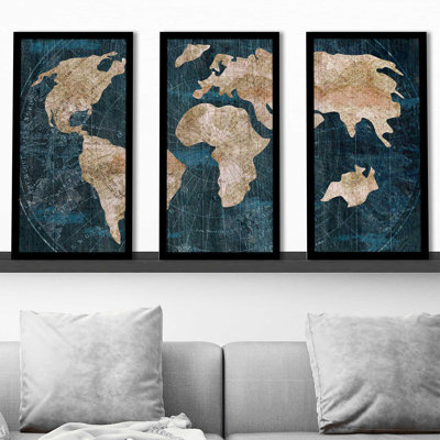 " Industrial Map " by CAD Designs 3 - Pieces