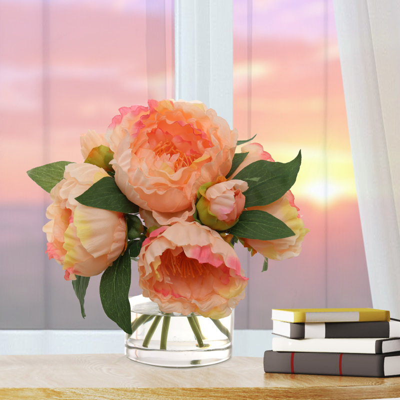 Peony Arrangement in Vase