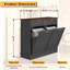 Ready To Assemble Floor Base Tilt-Out Trash Kitchen Cabinet With 2-Drawer