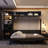 Murphy Bed Wall Bed with Sofa,Shelves USB & Light