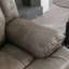 Fauteuil inclinable de cinéma maison 2 places avec une bande lumineuse DEL, deux porte-gobelets et une boîte de rangement-1366282266