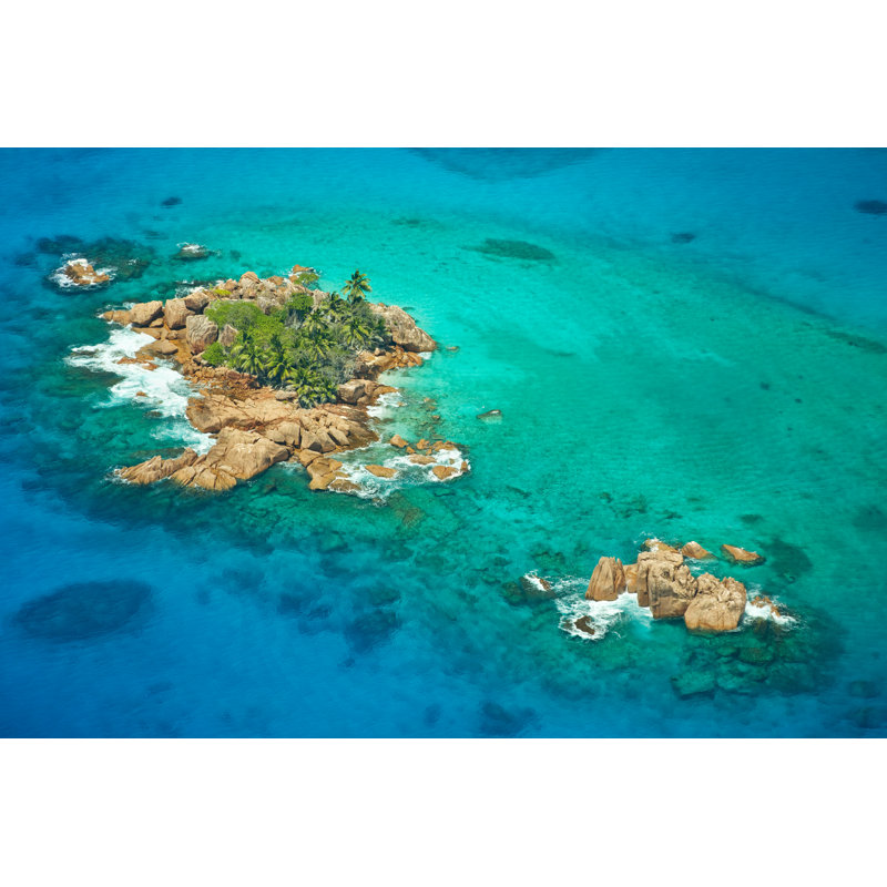 Tropical Island Seychelles by Phototropic - Wrapped Canvas Print, 30cm H x 46cm W