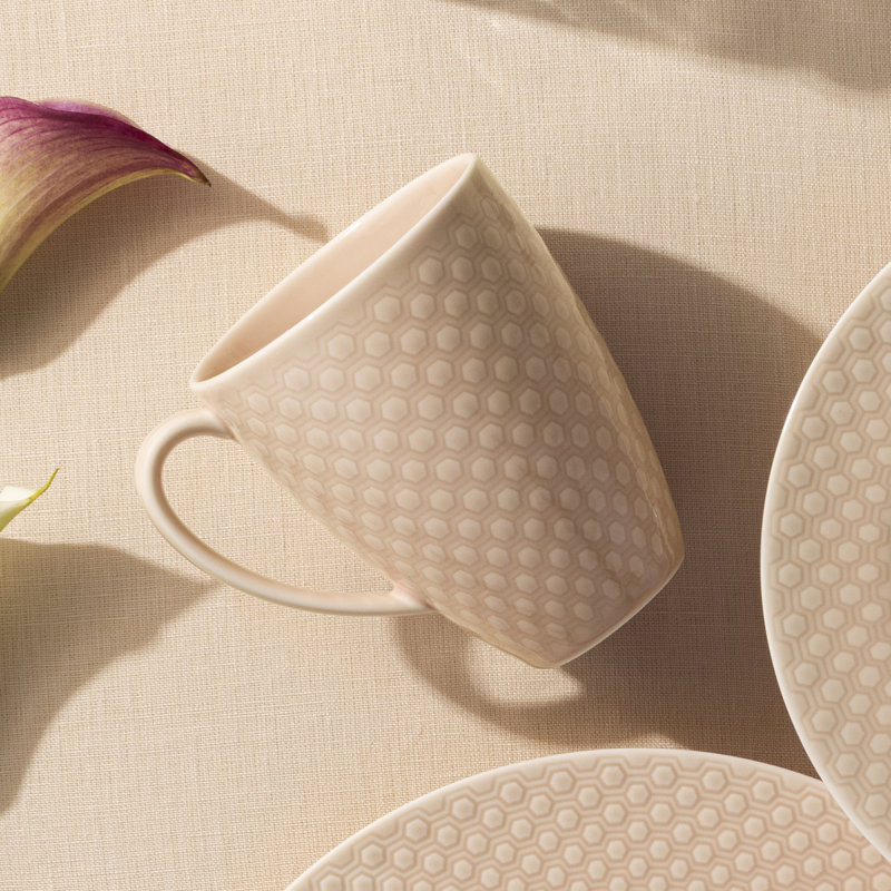 Ensemble de 4 tasses Kikko, 16 oz, Rose