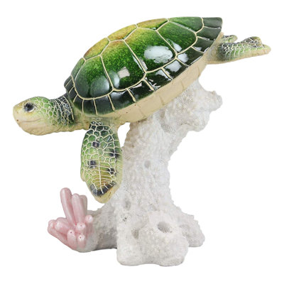 Figurine à la fois géant mer en tortue nautique en tortue de mer île home Fitts