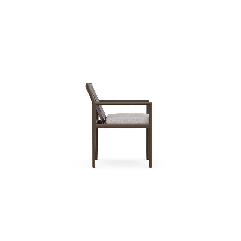 Madeira Dining Chair Bronze + Fawn Cushion, Bronze/Fawn