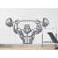 Adhésif mural Gorilla Gym-1816780460-1816780461