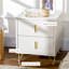 Minneapolis 40cm W Manufactured Wood Bedside Table