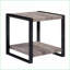 Ensemble de 3 tables basses brun rustique noir avec 3 tables de bout pour le salon, style industriel moderne et rangement durable-1829843361-1829843363