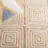 Allahna Natural Fiber Hand Loomed Jute/Wool/Cotton Geometric Rug in Natural/Ivory-1627601337