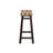 Amber Counter Height Stool, Saddle Seat, Espresso Brown Wood-118708293