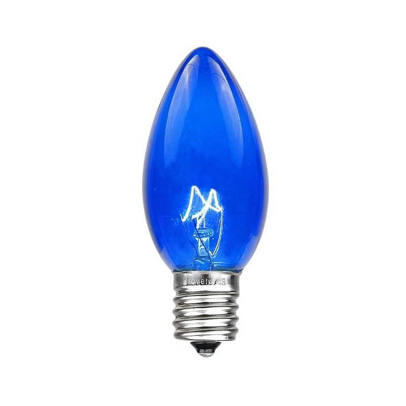 Fantaisie 25 pi pour l’extérieur 25 lumières Socorro, Bleu, Blanc / Transparent