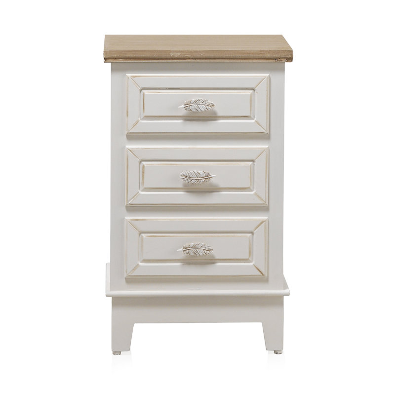 Monterey 40cm W Solid + Manufactured Wood Bedside Table