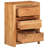  Drawer Cabinet Honey Brown Solid Acacia Wood Medium