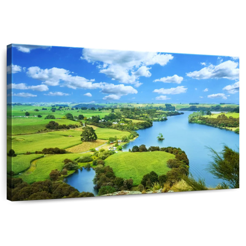 Alvord Waikato River, 16" H x 24" W