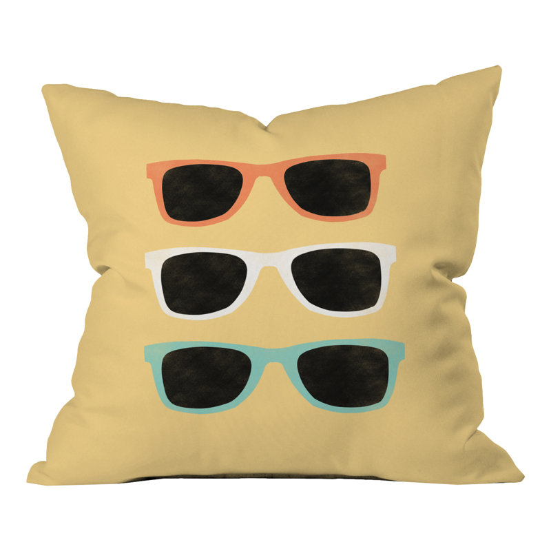 Coussin décoratif intérieur / extérieur Canela Summer Shades, 18 po x 18 po