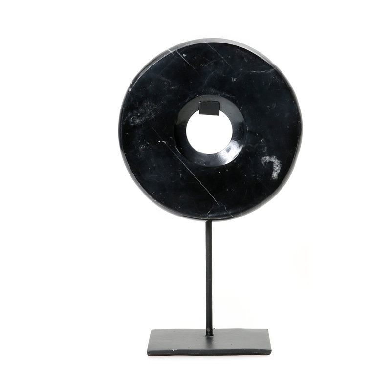 Abstract Figurines & Sculptures, 40 cm H x 25 cm W x 9 cm D, Black