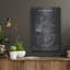 «Drum and Cymbal Blueprint Vernis Chalkboard», art mural en métal-1034943022