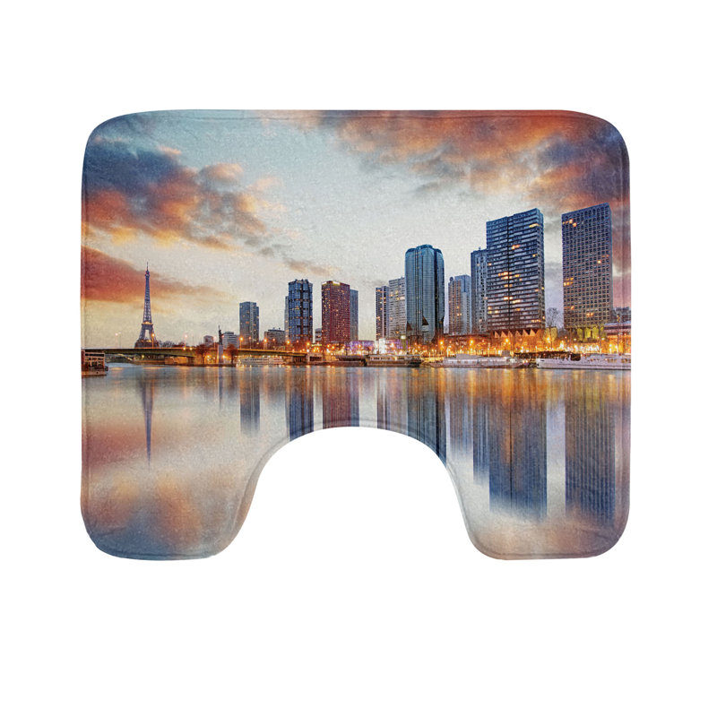 Tapis de salle de bain Cityscape 20 "Multicolor