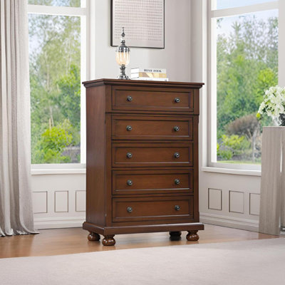 Commode Meade, cerisier foncé
