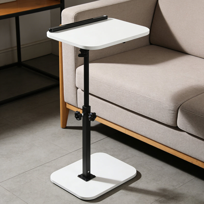 Metal Base Computer Desk, White