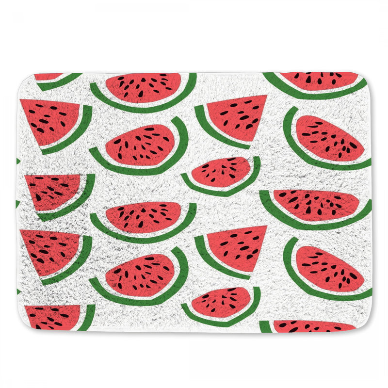 Tapis de bain Watermelon, L 24 po x l 17 po
