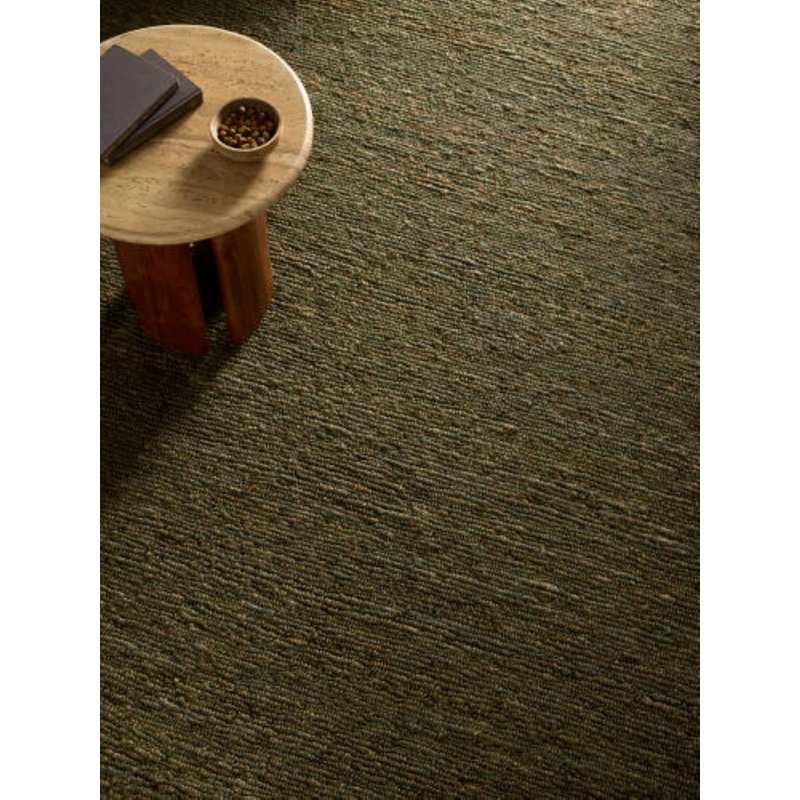 Tangier Hand Knotted Jute / Sisal Area Rug in Green, Rectangle 9' x 12'