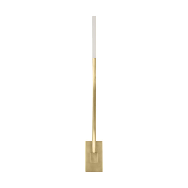 Lajos 1 - Light LED Armed Sconce, Hand-Rubbed Antique Brass