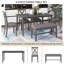 Solid Wood Top Dining Set-2026028005-2026028003