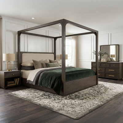 Freda 3-Piece Canopy Platform Bedroom Set