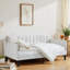 Lit de jour rembourré Boucle | Design moderne et luxueux | Mousse confortable, structure en métal sans grincement