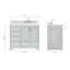 Ensemble de meuble-lavabo simple 43 po Abshire-93359313
