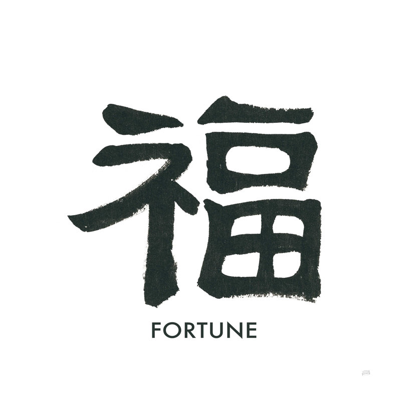 Meda Fortune Word, H 12 po x l 12 po, Non, Toile tendue