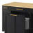 Drop Leaf Rolling Kitchen Island Cart With Pull Out Trash Can Storage Modular Kitchen Island-571810916