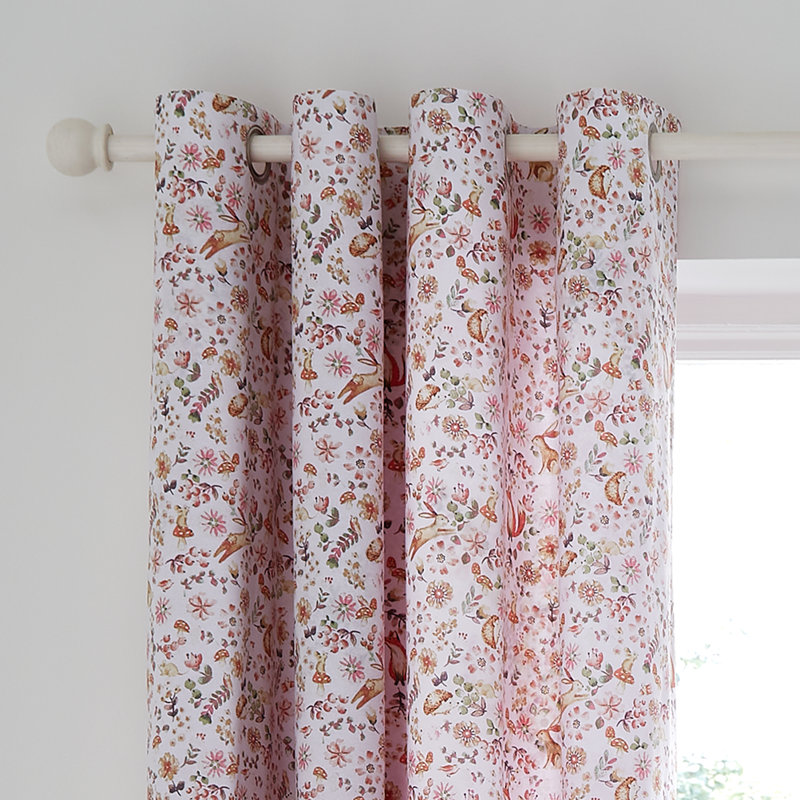 Enchanted Butterfly Two Panel Curtains