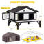  Maisonnette chauffante pour chat avec doublure isolante pour chat-1863064131