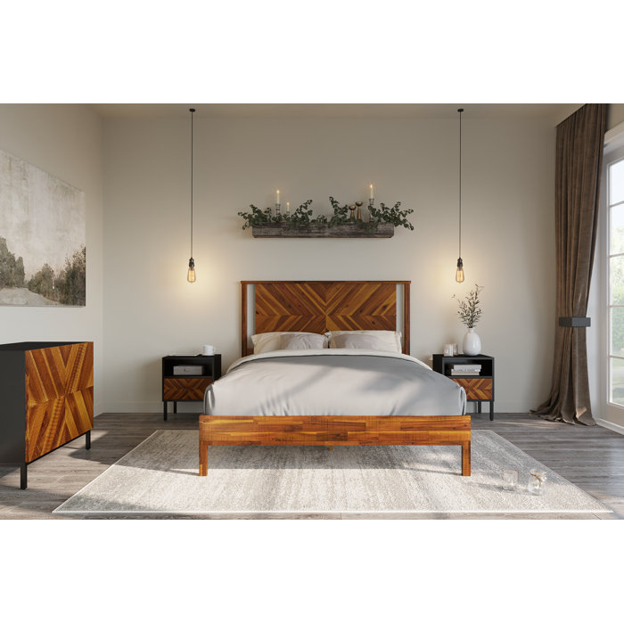 Millwood Pines Vivian Solid Wood Rustic Headboard & Reviews | Wayfair