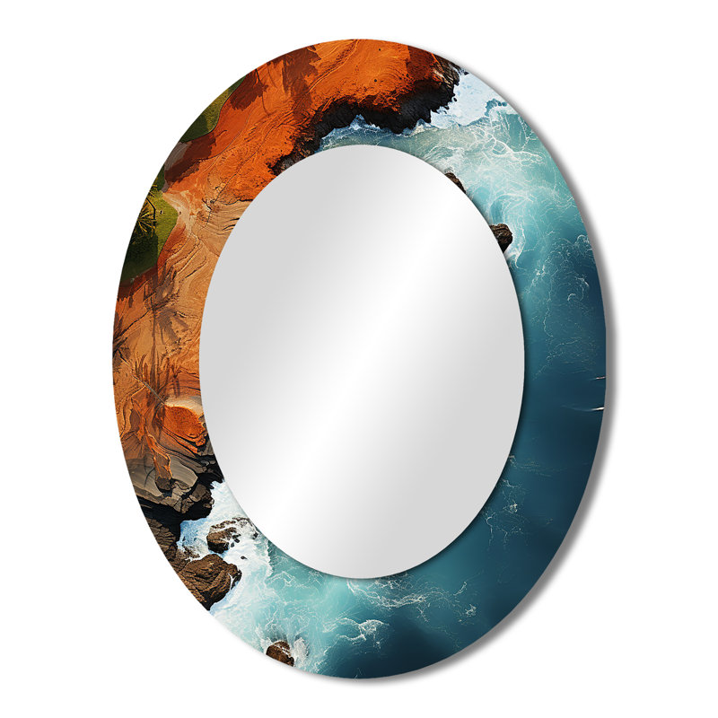 Miroir mural Rocky Beach, 43 po x 33 po