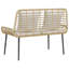 Poly Rattan Outdoor Bench