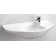 Vitreous China Wall Mount Bathroom Sink with Overflow