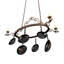 54" Long Elara 4 Light Pot Rack