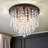 Cheyan 5-Light 11" Crystal Chandelier Ceiling Light Fixture with Flush Mount-1856474718