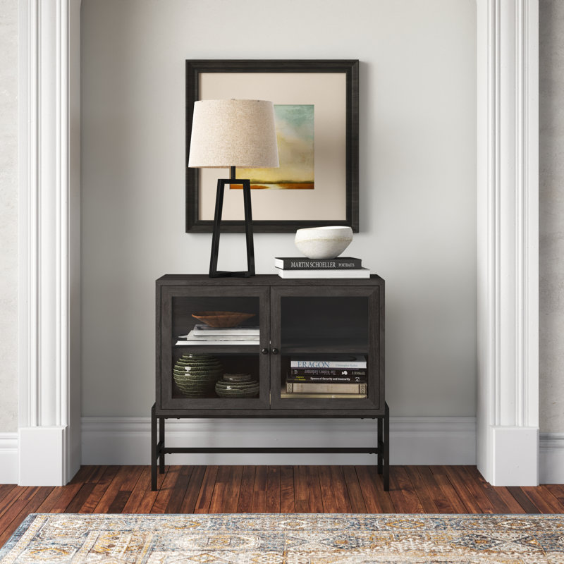 Warner Accent Cabinet, Dark Brown