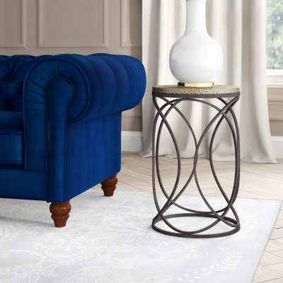 Jair Drum Round Side Table