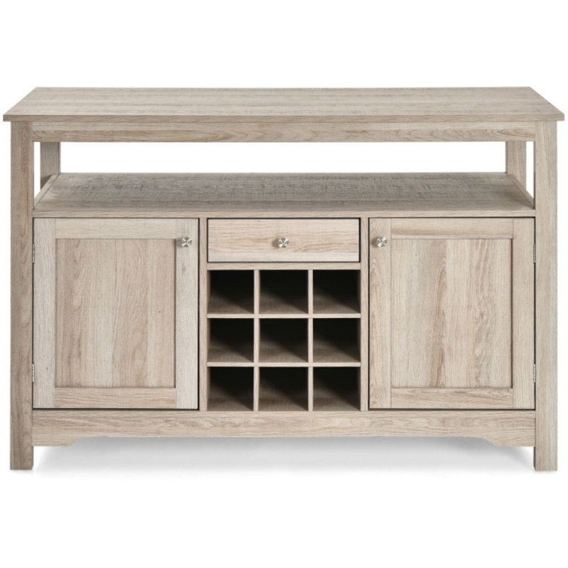 Alturas Wide 1 Drawer Server, Gray