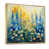 Toile avec cadre flottant or