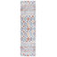 Tapis bleu rouille / ivoire Evangelyn-956104543